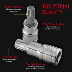 XZN Triple Square Bit Socket Set (10-Piece) by Stark 13 XZN Triple Square Bit Socket Set (10-Piece) by Stark -Camillus Sales Shop stark socket sets 33600 1f 1000