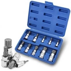 XZN Triple Square Bit Socket Set (10-Piece) by Stark