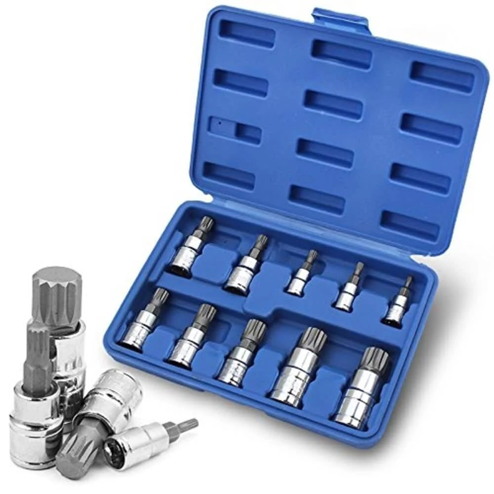 XZN Triple Square Bit Socket Set (10-Piece) by Stark 1 XZN Triple Square Bit Socket Set (10-Piece) by Stark