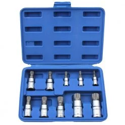 XZN Triple Square Bit Socket Set (10-Piece) by Stark 11 XZN Triple Square Bit Socket Set (10-Piece) by Stark -Camillus Sales Shop stark socket sets 33600 c3 1000