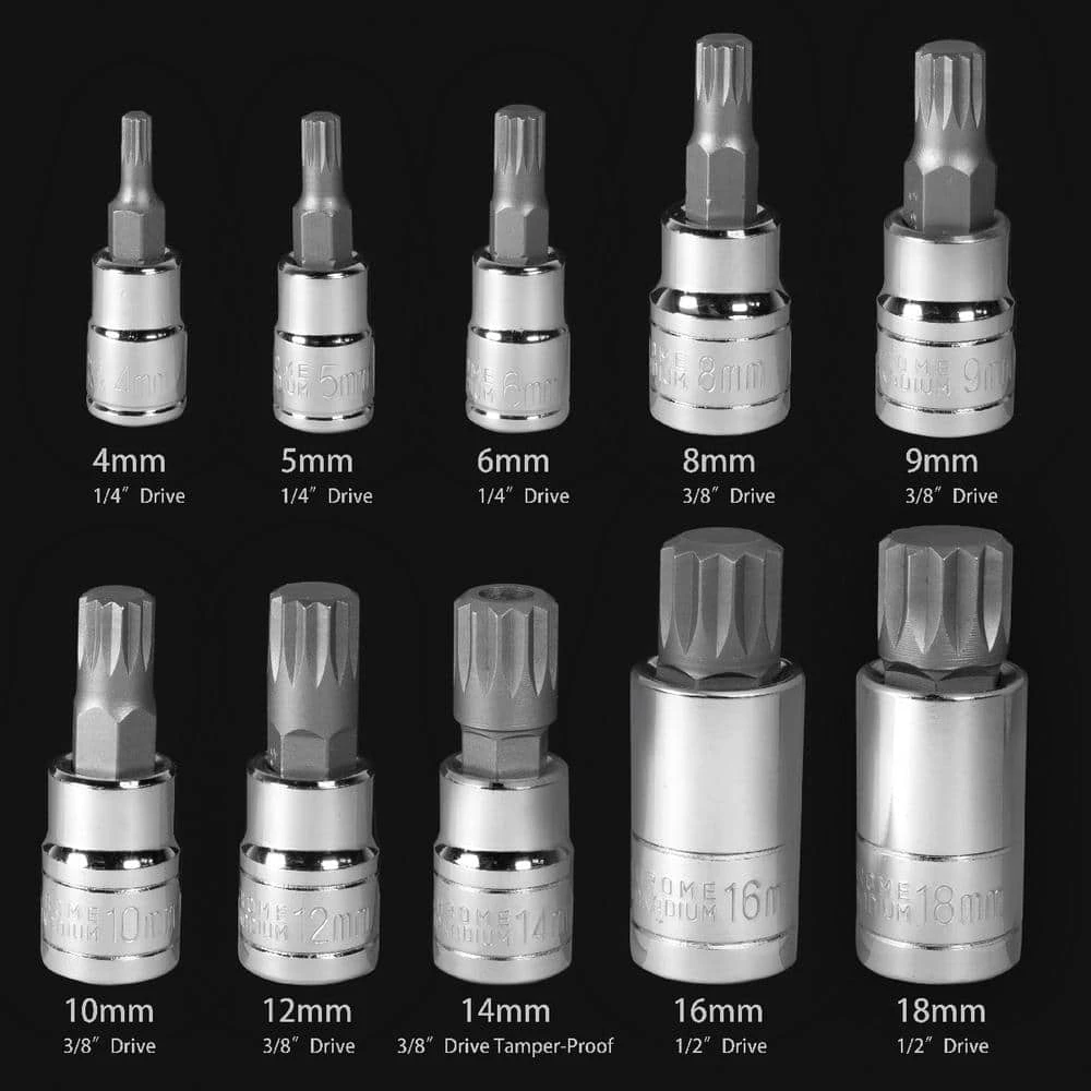 XZN Triple Square Bit Socket Set (10-Piece) by Stark 2 XZN Triple Square Bit Socket Set (10-Piece) by Stark - Image 2