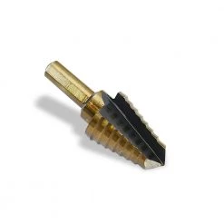 9/16 in. x 1 in. 8-Sizes Titanium Heavy-Impact HSS Step Drill Bit by Stark