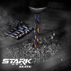 ELITE High Speed Steel Drill Bit Set with Case (29-Piece) by Stark 11 ELITE High Speed Steel Drill Bit Set with Case (29-Piece) by Stark -Camillus Sales Shop stark twist drill bits 30000 fa 1000
