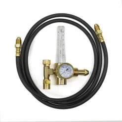 Argon Flowmeter Regulators Kit with 6 ft. Inert Gas Hose by Stark