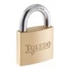 Maximum Security 60 mm Solid Brass Keyed Padlock by TOLEDO