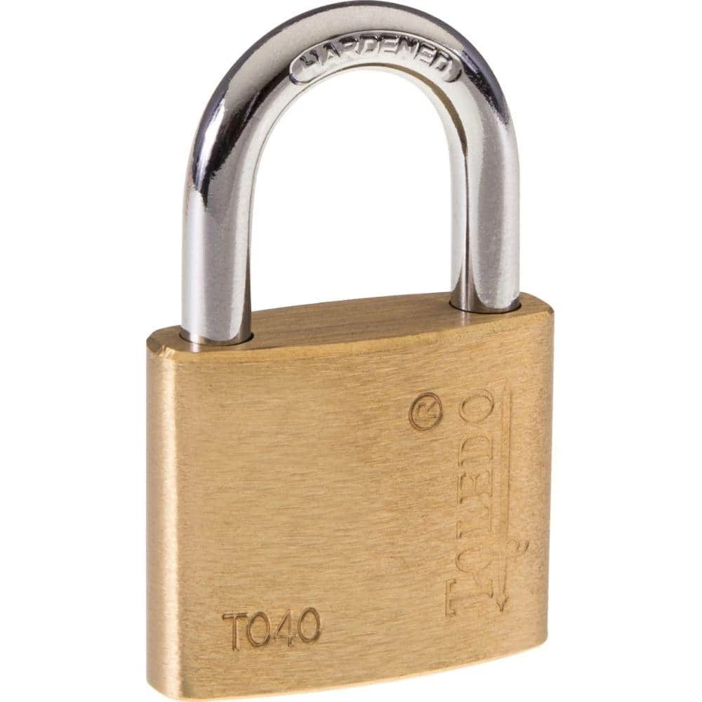 Brass Keyed Padlock (3-Pack) by TOLEDO 2 Brass Keyed Padlock (3-Pack) by TOLEDO - Image 2