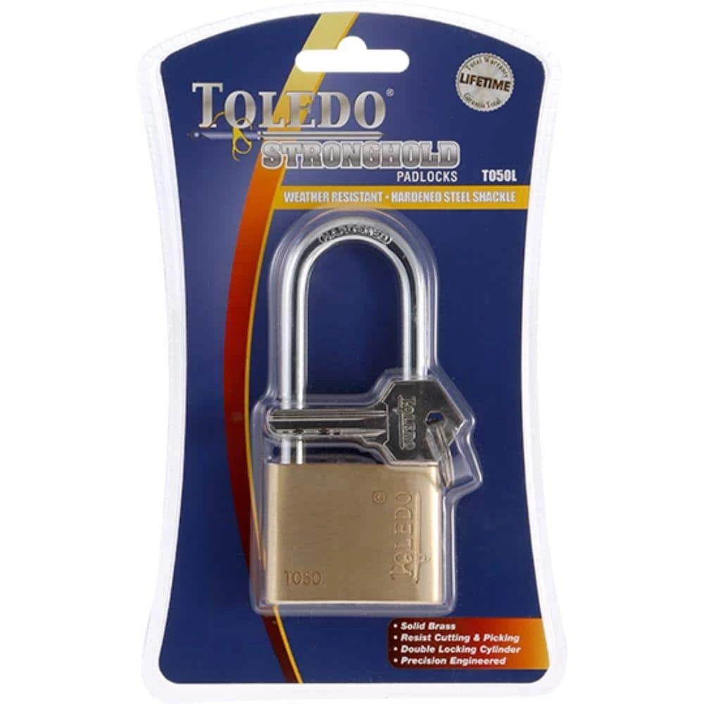 Brass Keyed Padlock by TOLEDO 2 Brass Keyed Padlock by TOLEDO - Image 2
